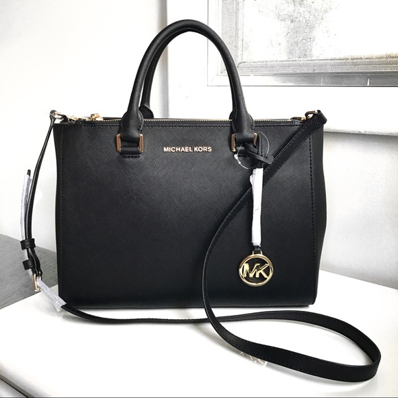 MICHAEL Michael Kors Handbags - 🎄🎁 MICHAEL KORS KELLEN BLACK SATCHEL!!
